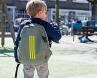 rvs, zonder label naar de middelbare school